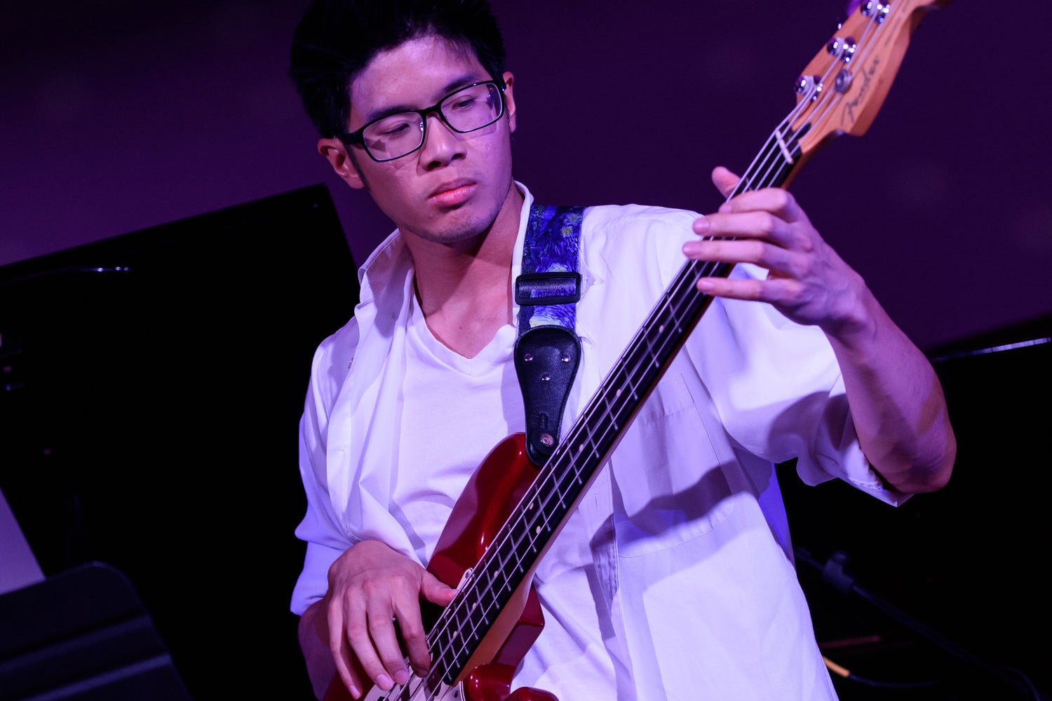 David Loke (‘15, Violin) in performance.